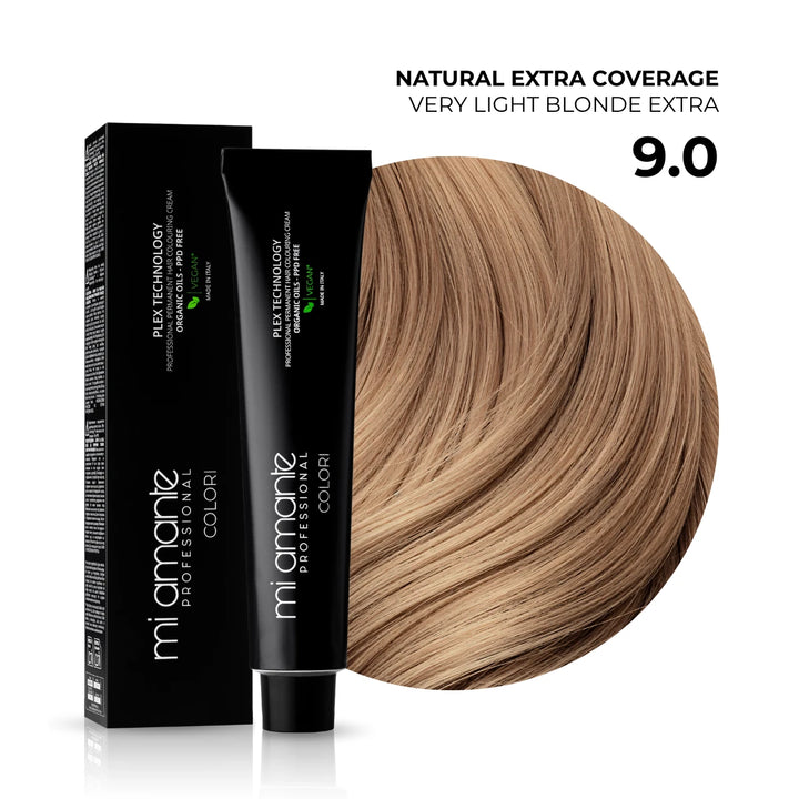 9.0 Intenzivní přírodní velmi světlá blond - extra krytí