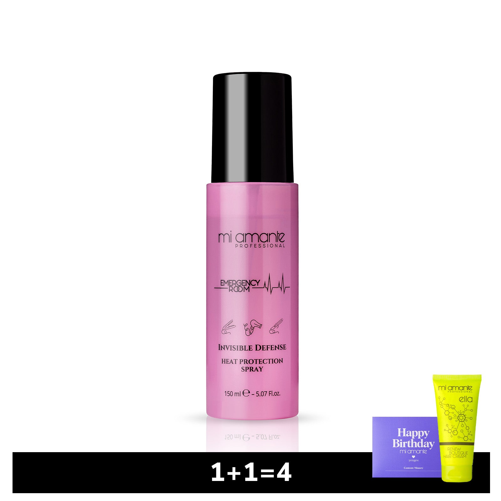 Tepelně ochranný sprej na vlasy Mi Amante Invisible Defense 150 ml.