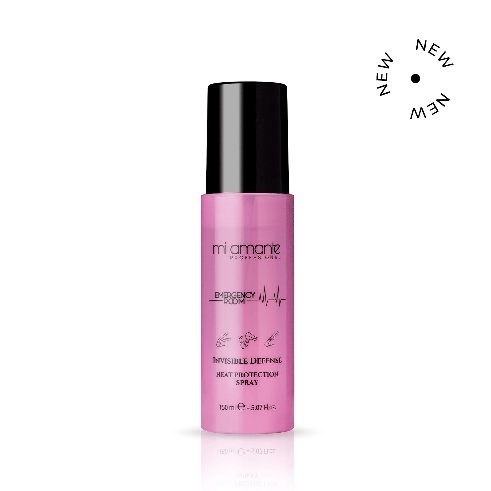 Tepelně ochranný sprej na vlasy Mi Amante Invisible Defense 150 ml.