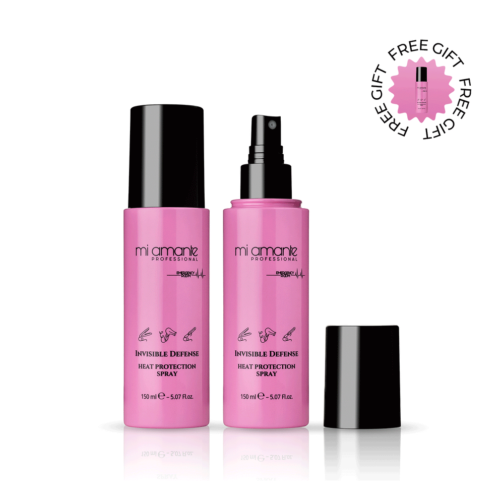 Tepelně ochranný sprej na vlasy Mi Amante Invisible Defense 150 ml.